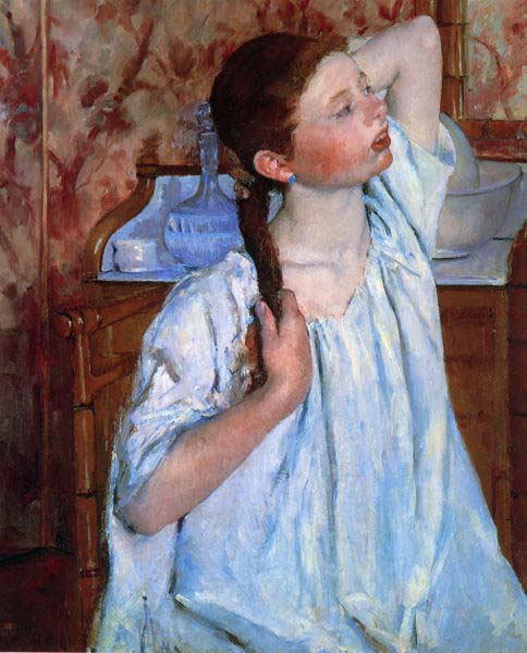 Mary Cassatt Girl Arranging her Hair